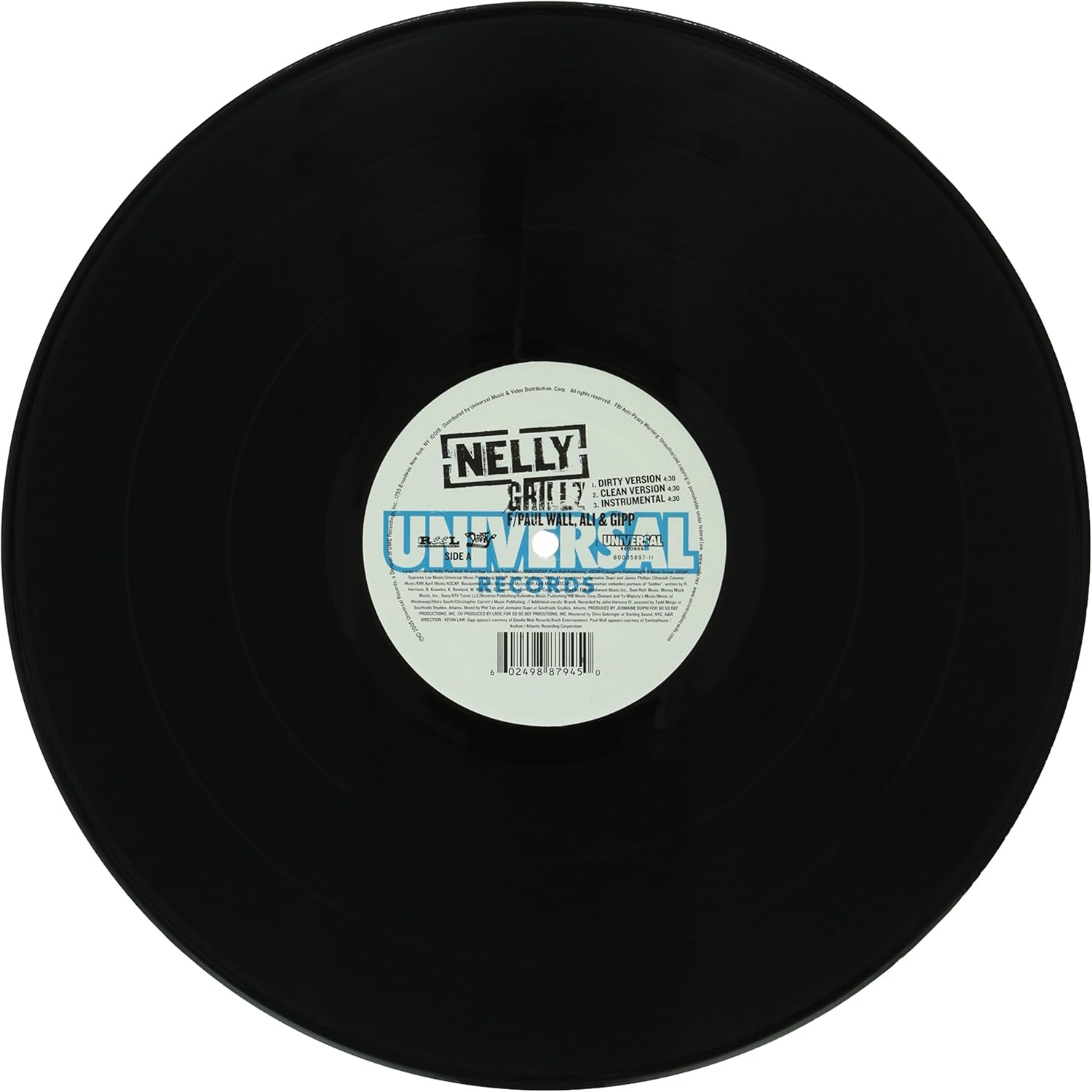 Grillz (Feat. Paul Wall, Ali, & Gipp) (Vinyl) Nelly Amazon.ca Music