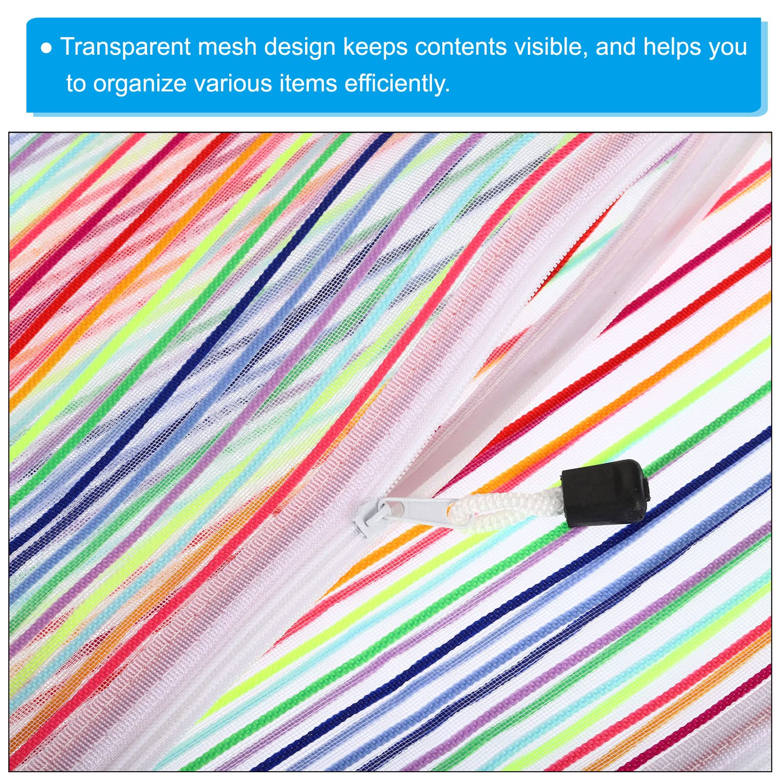 PATIKIL Mesh Zipper Pouch - Image 4