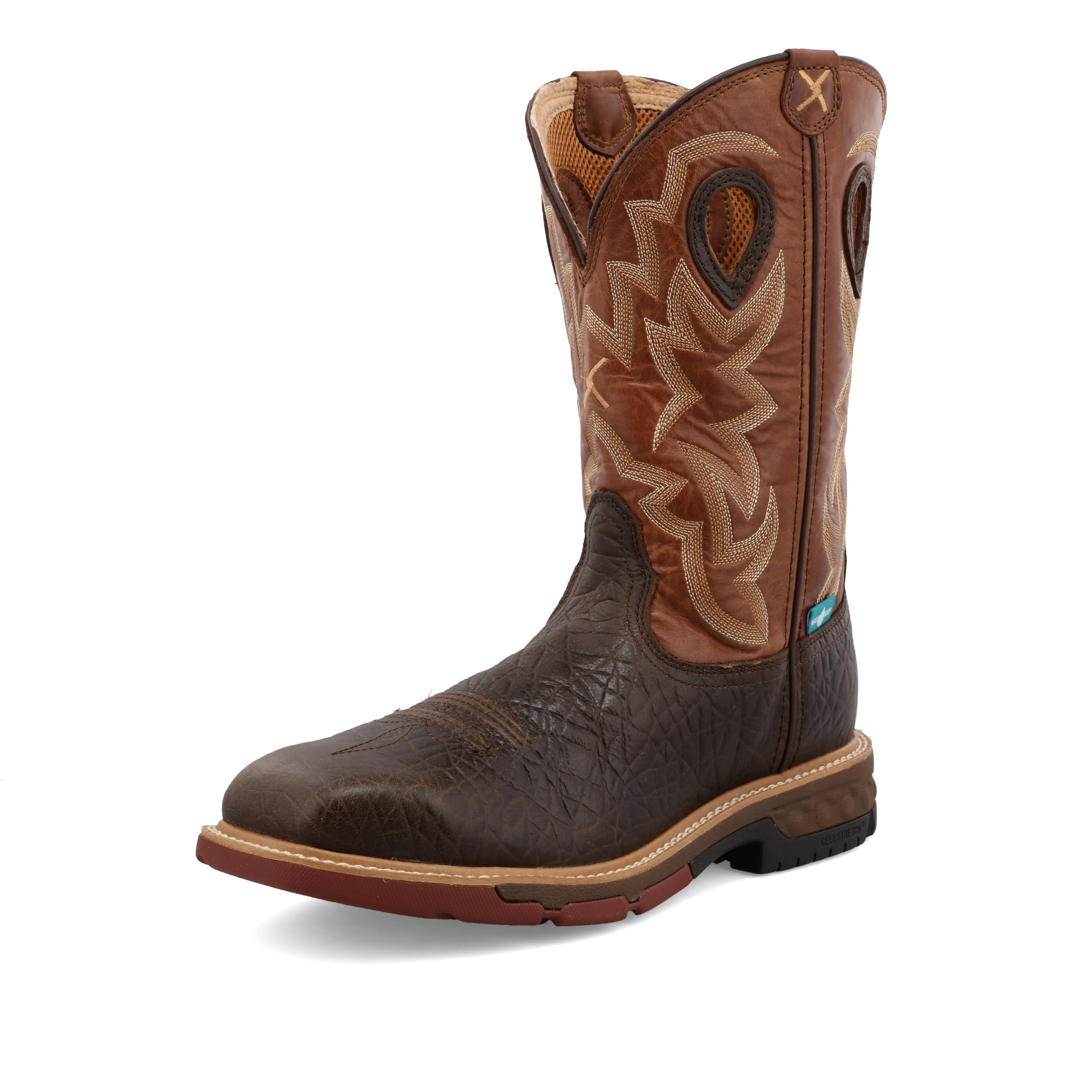 Twisted X Men's 12" Pull on Alloy Toe Waterproof Western Work Boot