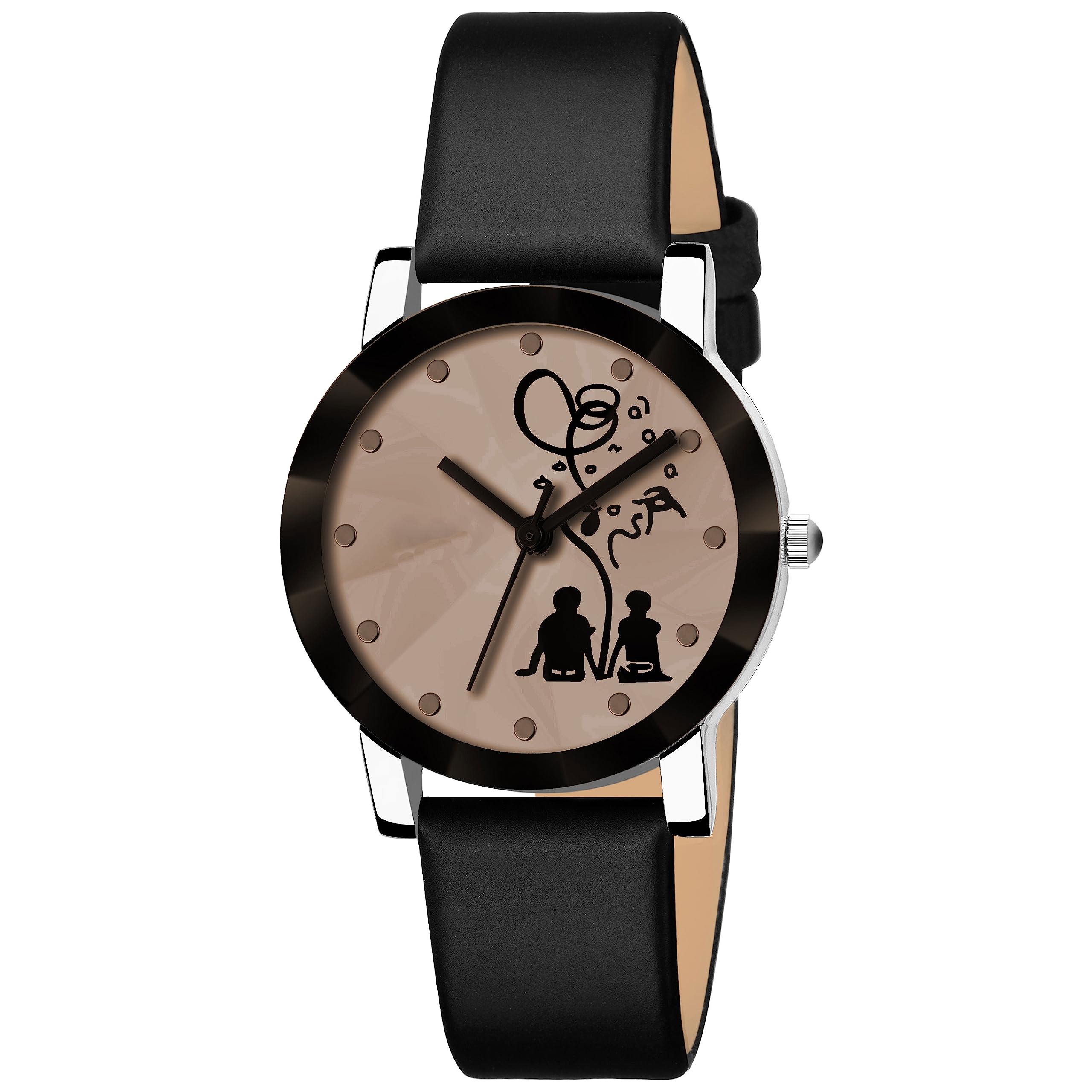SATNAM ART Womens Metal Bezel Claspy Buckle Metal Case Analogue Watch-Pack of 1 (S-C-1034_Black) (B0CCL9K56N) Amazon Price History, Amazon Price Tracker