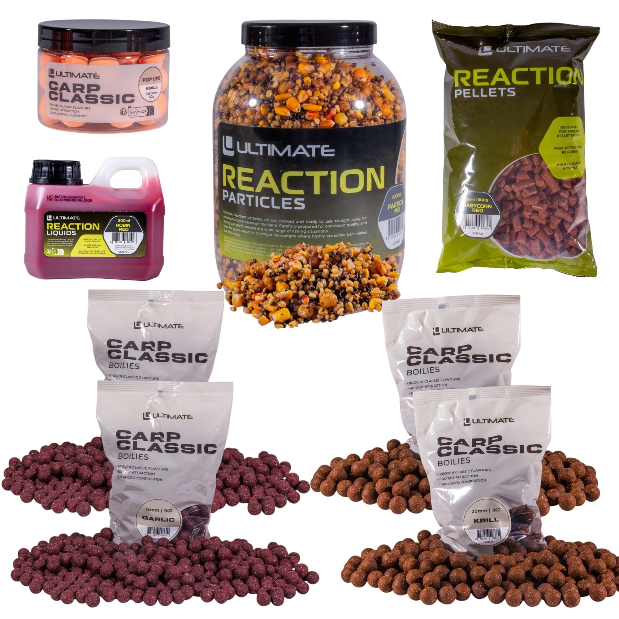 Ultimate Pack Week-End Baits Carp Particles/Boilies - Bouillettes