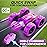 QUNREDA RC Cars, Purple Remote Control Car for Girls, 2.4 GHZ Double Sided RC Stunt Car 360 Rotating Remote Control Crawler with Headlights Car Toys for 6 7 8 9 10 11 12 Girls Birthday Gift
