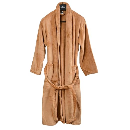 Cotton Bolls Fleece Bath Robe for Men | Shawl Collar With Long Sleeves| Lint Free | Anti-Bacterial | Super Soft Fabric