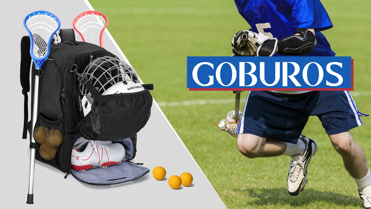 Black Equipment Bag For Lacrosse & Field Hockey Stick - View #5