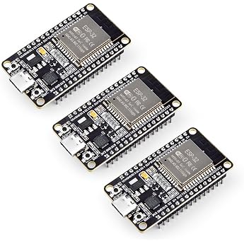 ELEGOO ESP-32 Board Pack of 3 USB-C Compatible with Arduino IDE | Development Board 2.4GHz Dual Mode WiFi + Bluetooth Dual Co