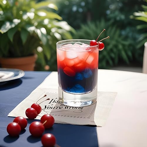 Miniatura 8 de Jolitee Elegantes servilletas de cóctel de lino con dobladillo decoradas con calabaza, 6 x 6 pulgadas, juego de 6, perfectas para eventos elegantes