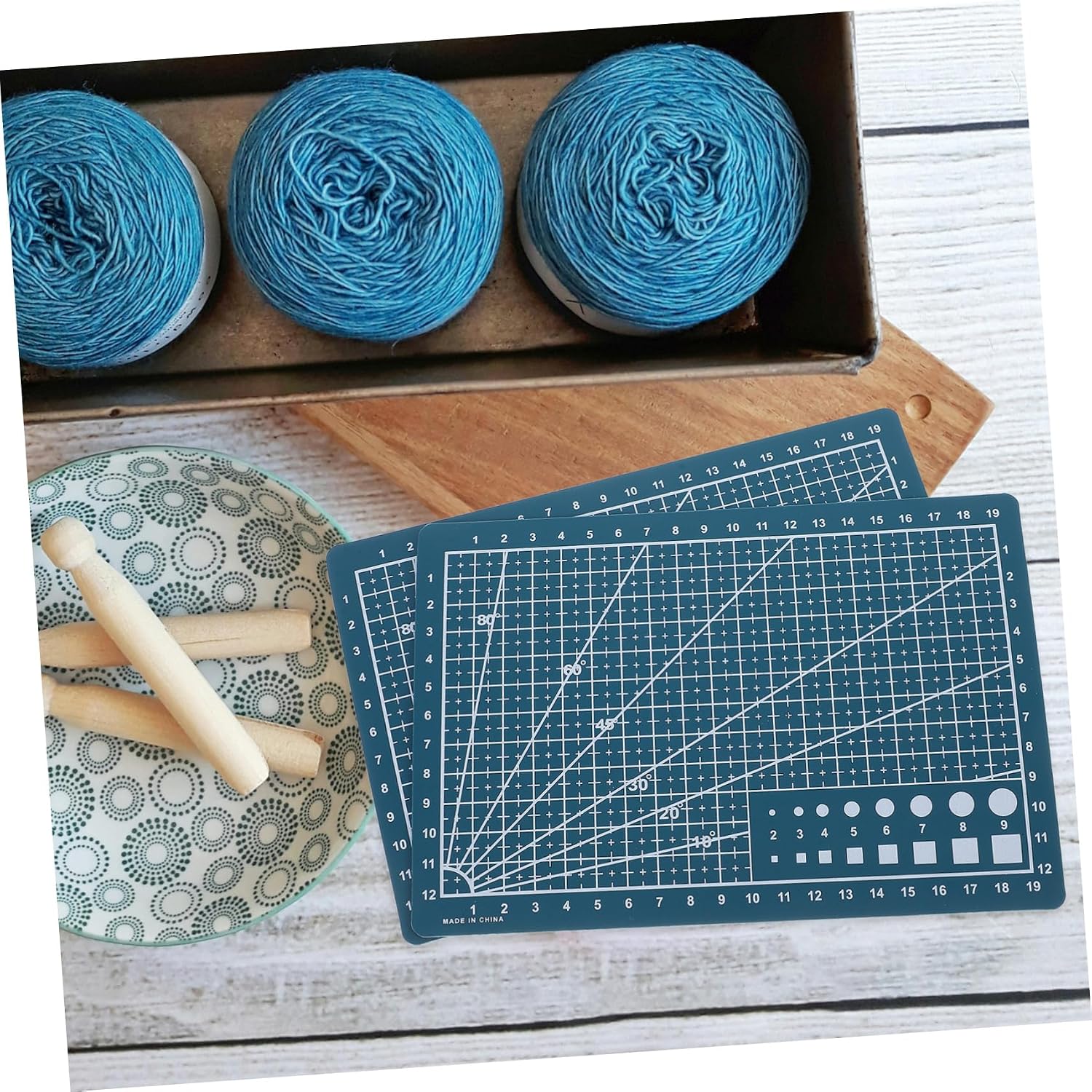 2pcs Dual-sided Cutting Mat Mat for Sewing Quilting Patchwork Projects Design for Accurate Cuts and Use