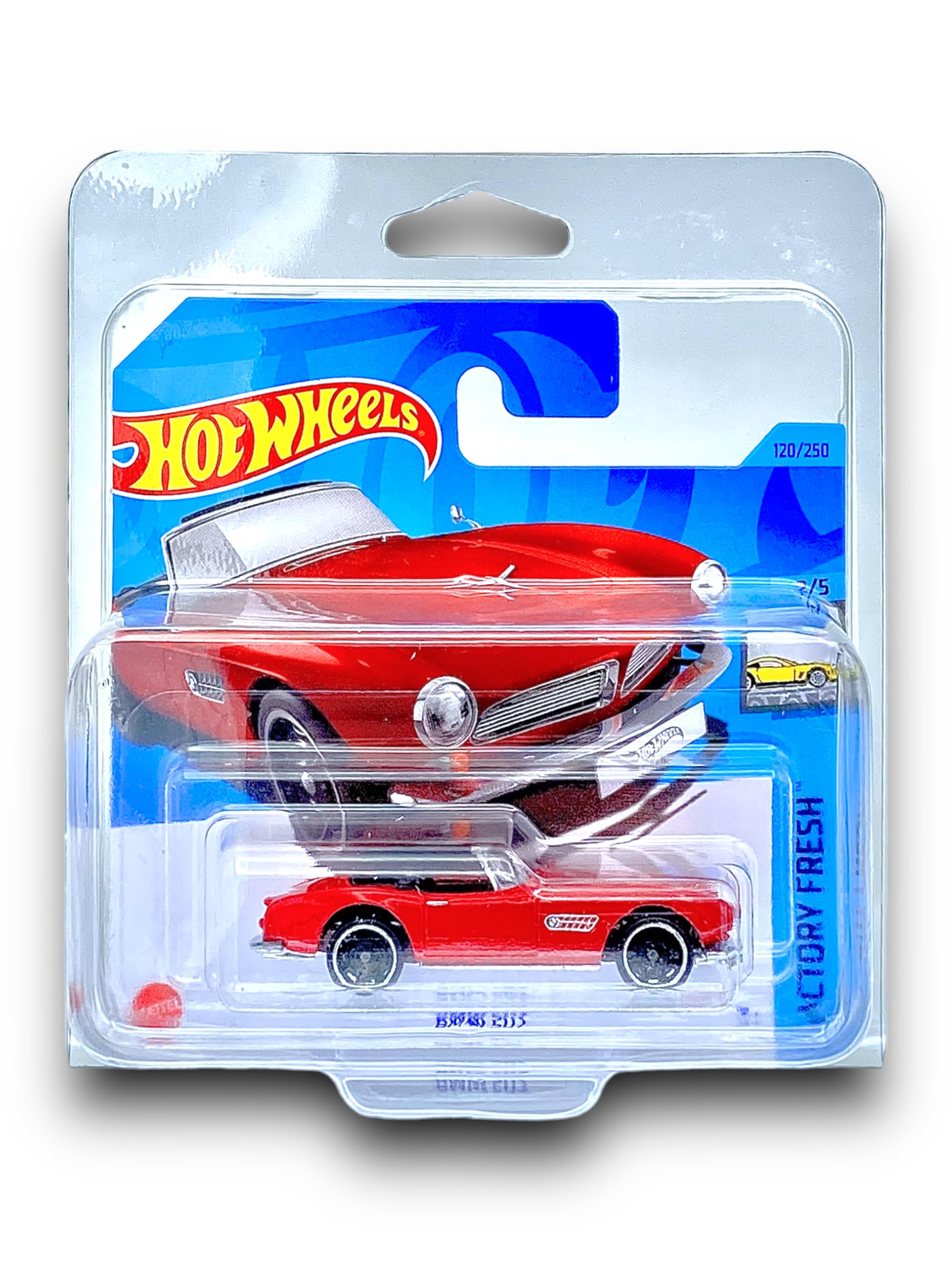Hot Wheels BMW 507 (Red) 2/5 Factory Fresh - 2023-120/250 (Short Card) - COMES IN A KLAS CAR KEEPER PROTECTIVE COLLECTORS CASE - HKK77