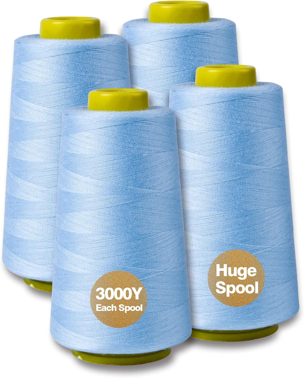 Serger Thread AllPurpose Thread for Sewing, Baby Blue