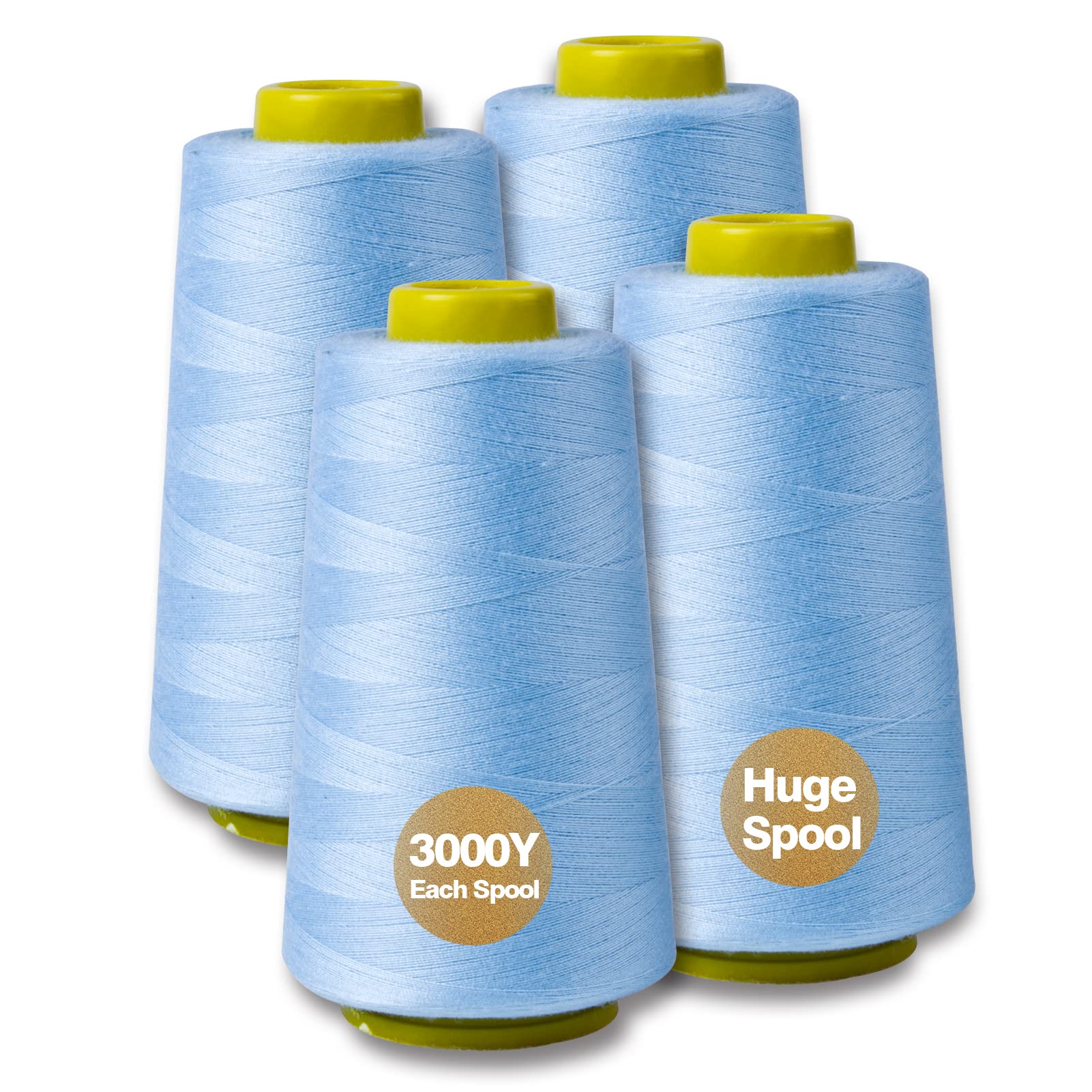 Amazon.com: Baby Blue Serger Thread All-Purpose Thread for