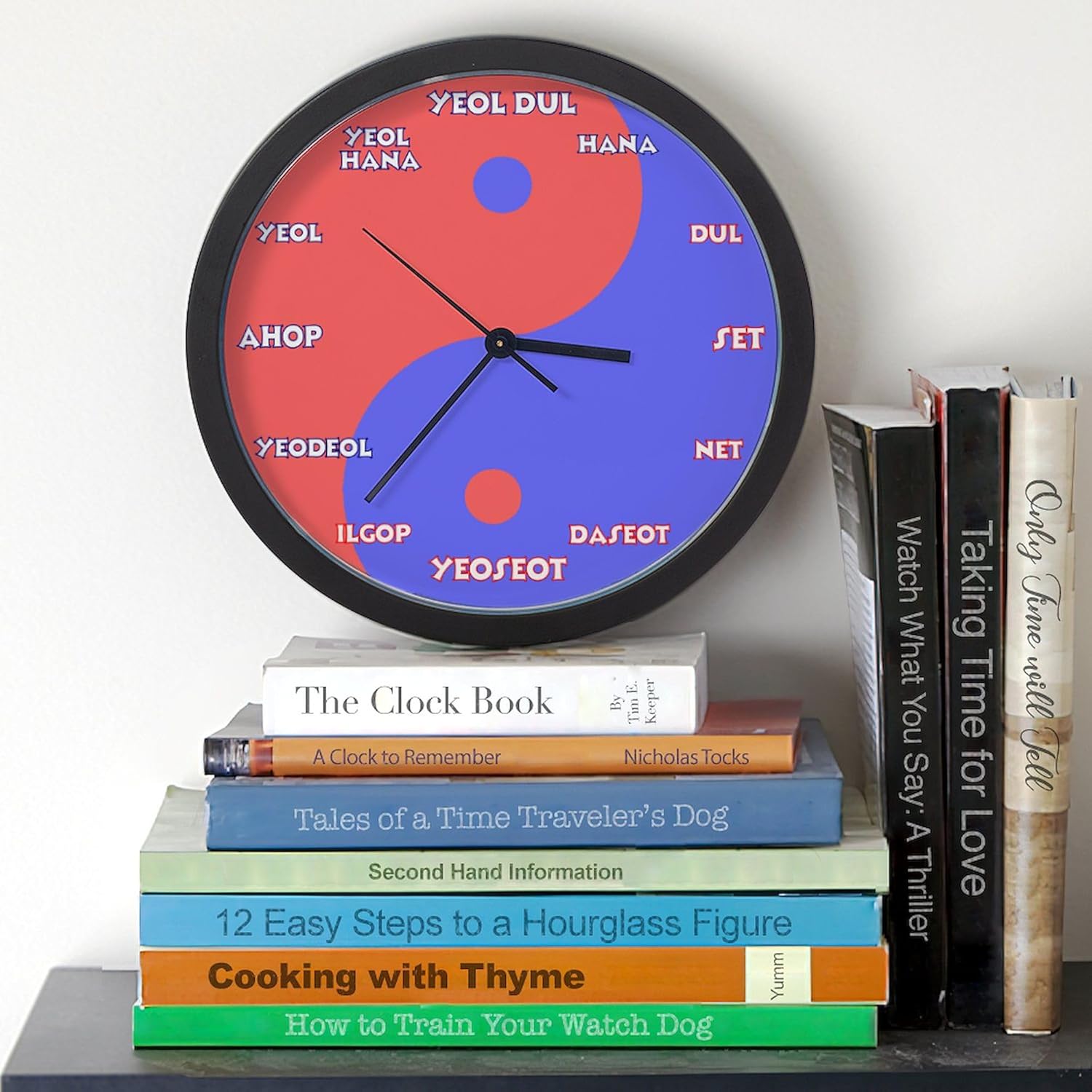 CafePress Korean Yin Yang 10" Wall Clock for Livingroom, Kitchen, or Office