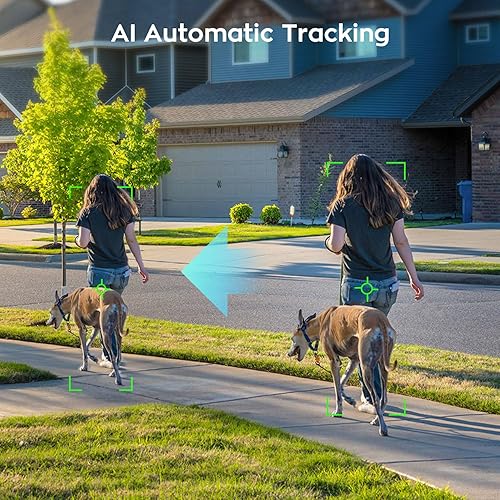 Miniatura 6 de xmartO Fov amplio de doble imagen Sistema de cámara de seguridad de 16 canales inalámbrico, 4 juegos de cámaras 2 en 1, NVR de vigilancia WiFi 6 de