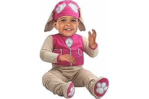 Divertido disfraz de Skye para niñas, inspirado en la Patrulla Canina