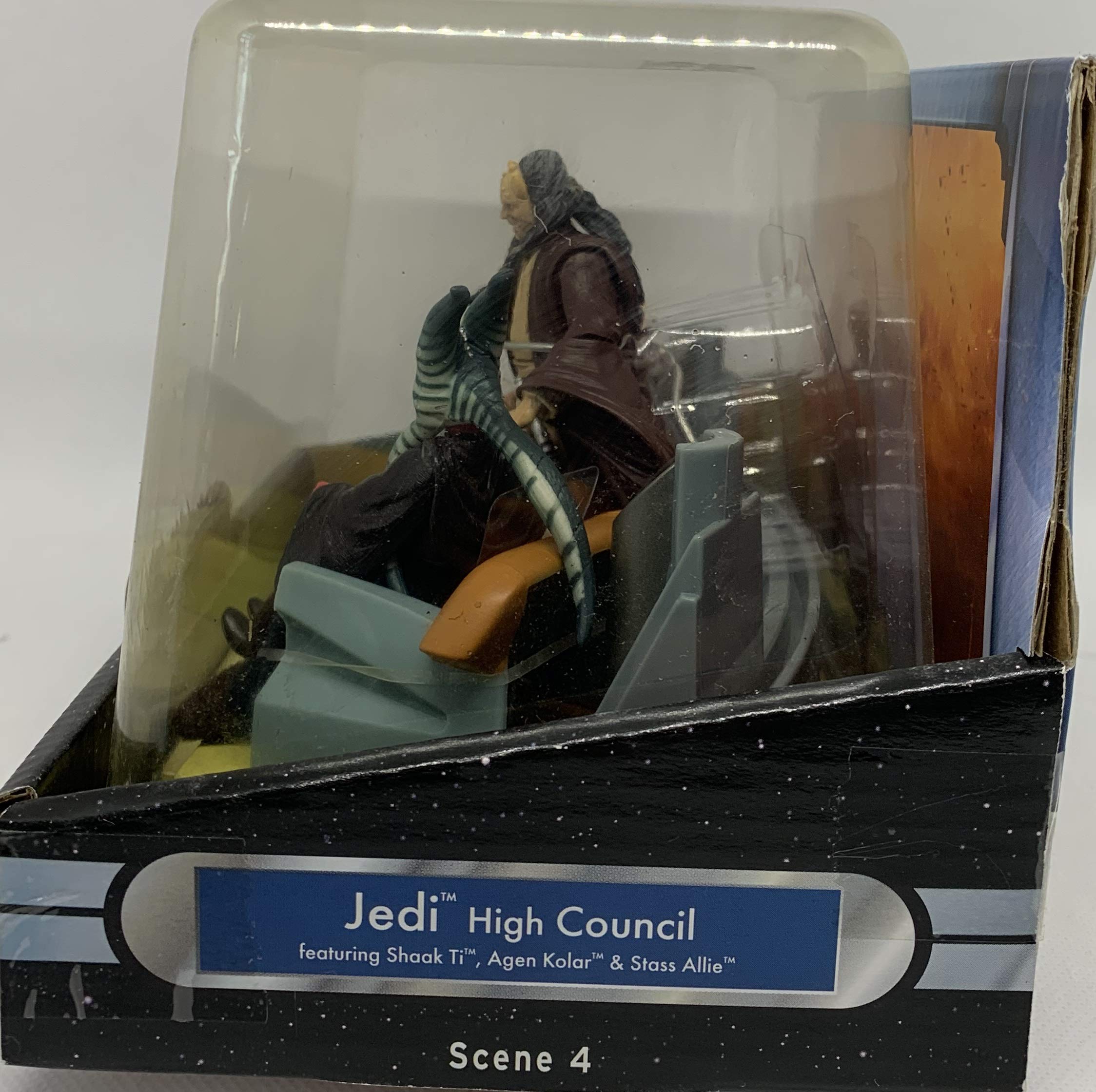 Amazon.co.jp: Star Wars Jedi Council 3 Figure Set & Chambers