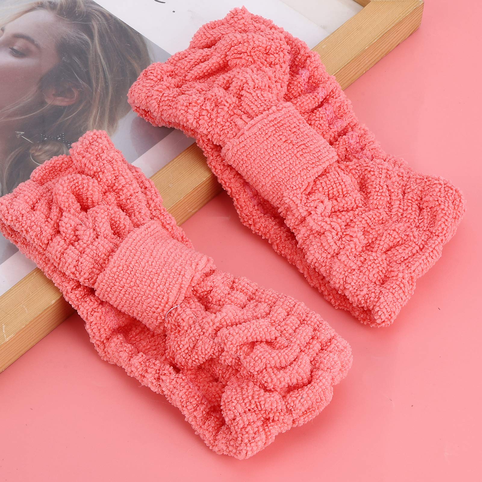 3er Set Mikrofaser-Stirnbänder Mit Schleife – Super Weich, Dehnbar Bis 60 Cm, Für Sport, Yoga & Gesichtspflege
