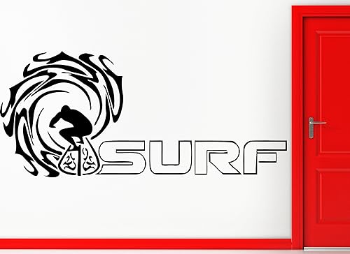 Vinilo decorativo para pared diseño de olas de agua para surf surf sonda para pared z816