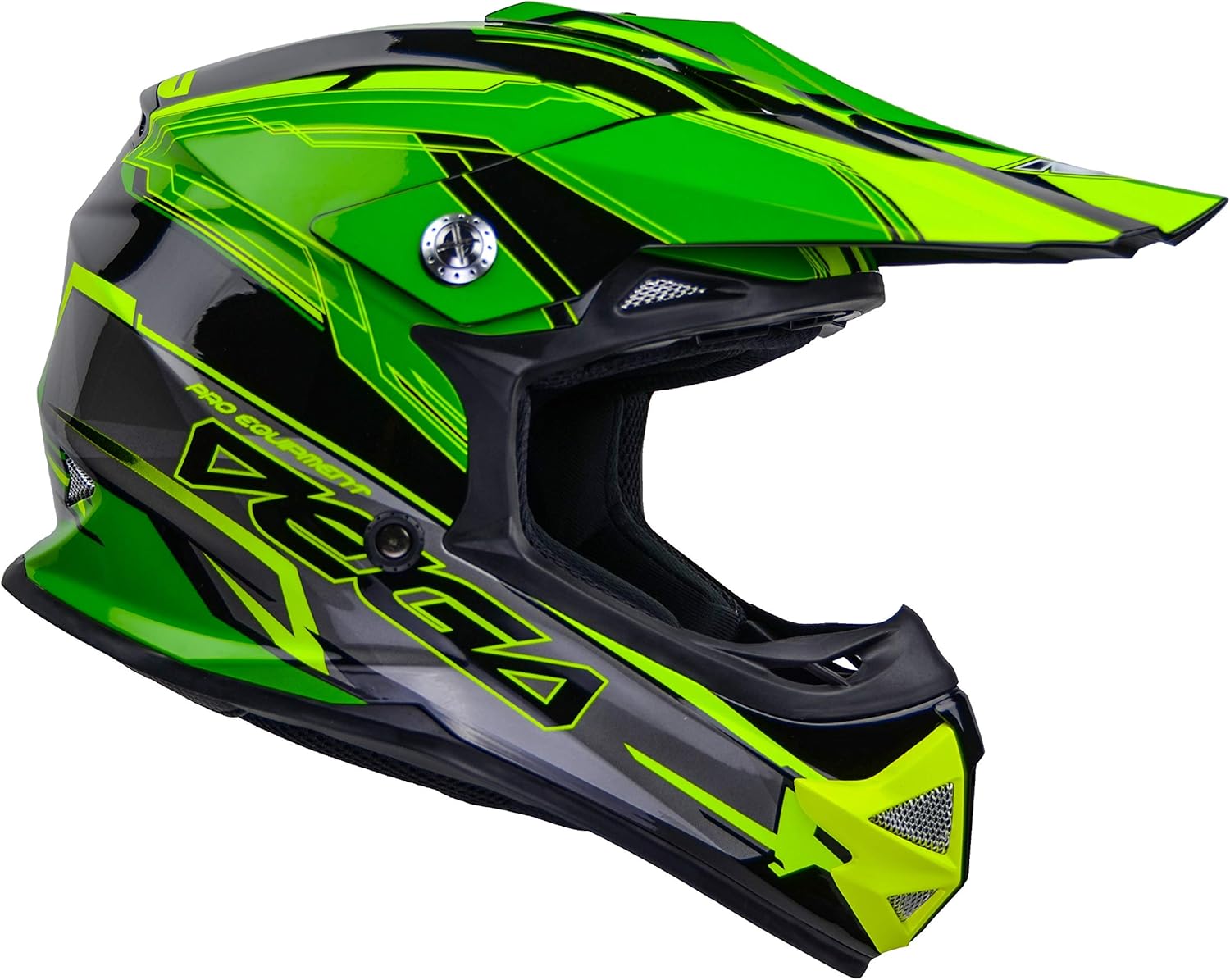 VEGA Helmets MIGHTY X2 Stinger Kids Dirt Bike Helmet – Youth Motocross Off-Road ATV MX Quad