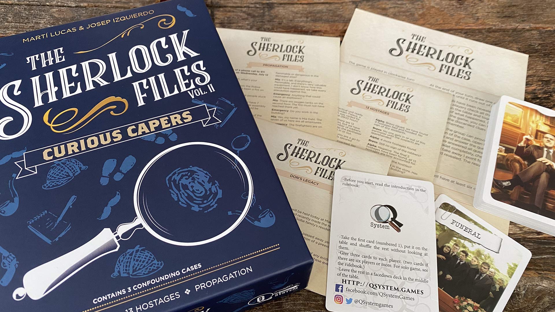 Indie Board Games SFE2 - The Sherlock Files Curious Capers, Multi-coloured, 7.87 x 5.91 x 1.77 inches - Image 2