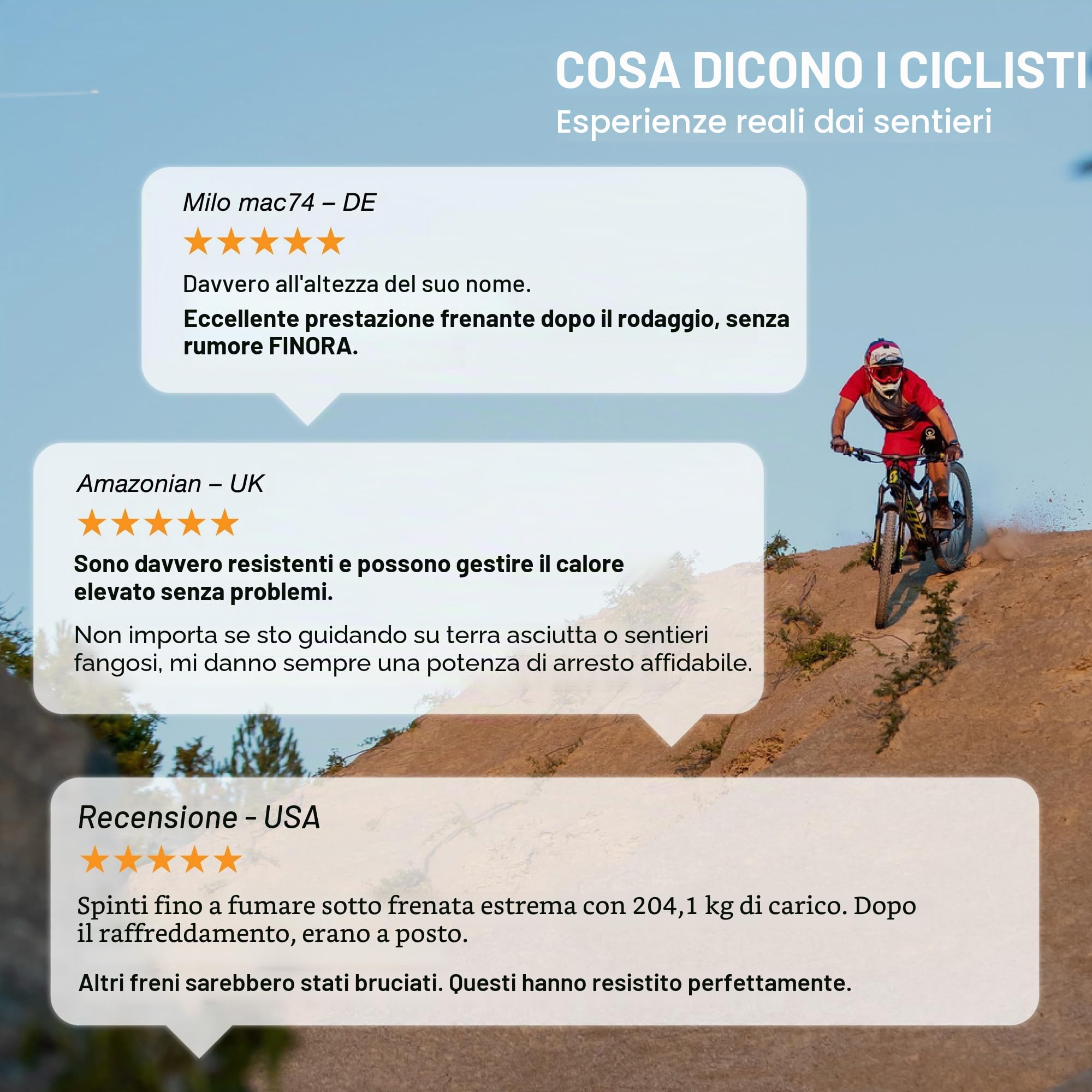 TOP BRAKE Pastiglie freno a disco compatibili con SRAM AVID Code R RE RSC, DB8, Motive | MTB eMTB Downhill Trail Enduro All mountain | 2026 iF Design Award