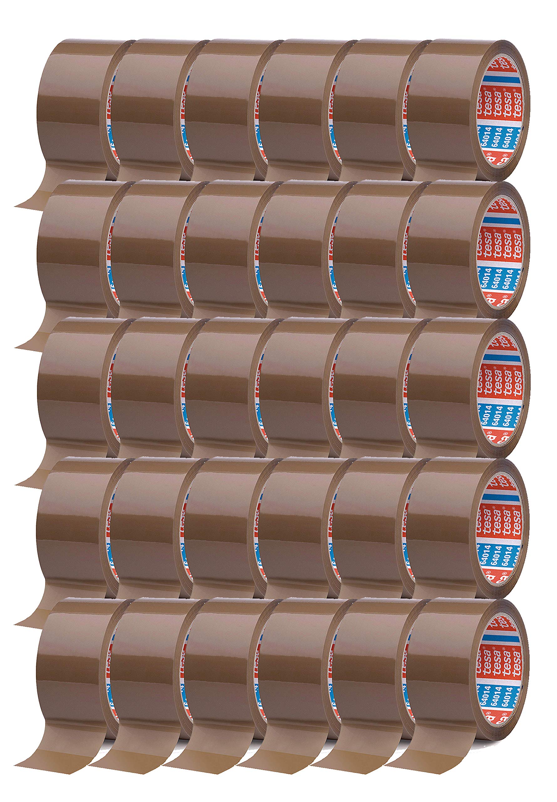 tesa Cinta Adhesiva del paquete cinta adhesiva (66 m x 50 mm) (30 Rollos/Marr?n)