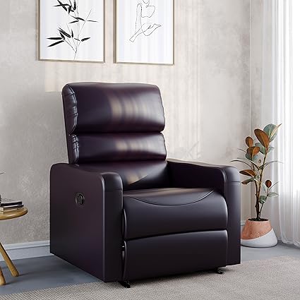 The Couch Cell Manual Recliner in Leatherette