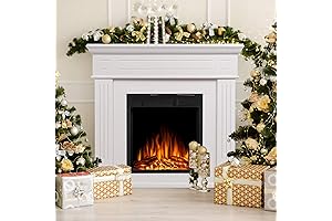 JAMFLY Free Standing Fireplace: Stylish Warmth and Ambiance