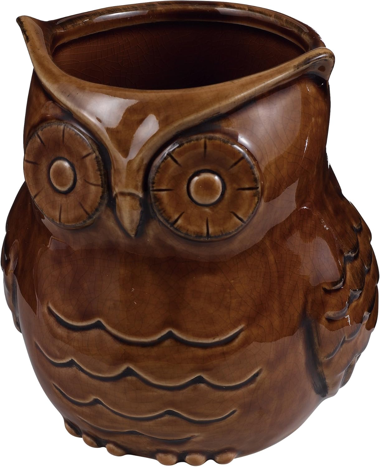 Grasslands Road Owl Planter, Ceramic, 5Inch, 3Pack Patio, Lawn & Garden