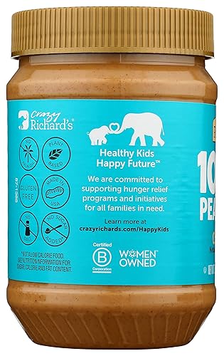 Miniatura 5 de Crazy Richard's Mantequilla de maní cremosa natural, 26 onzas (paquete de 6)
