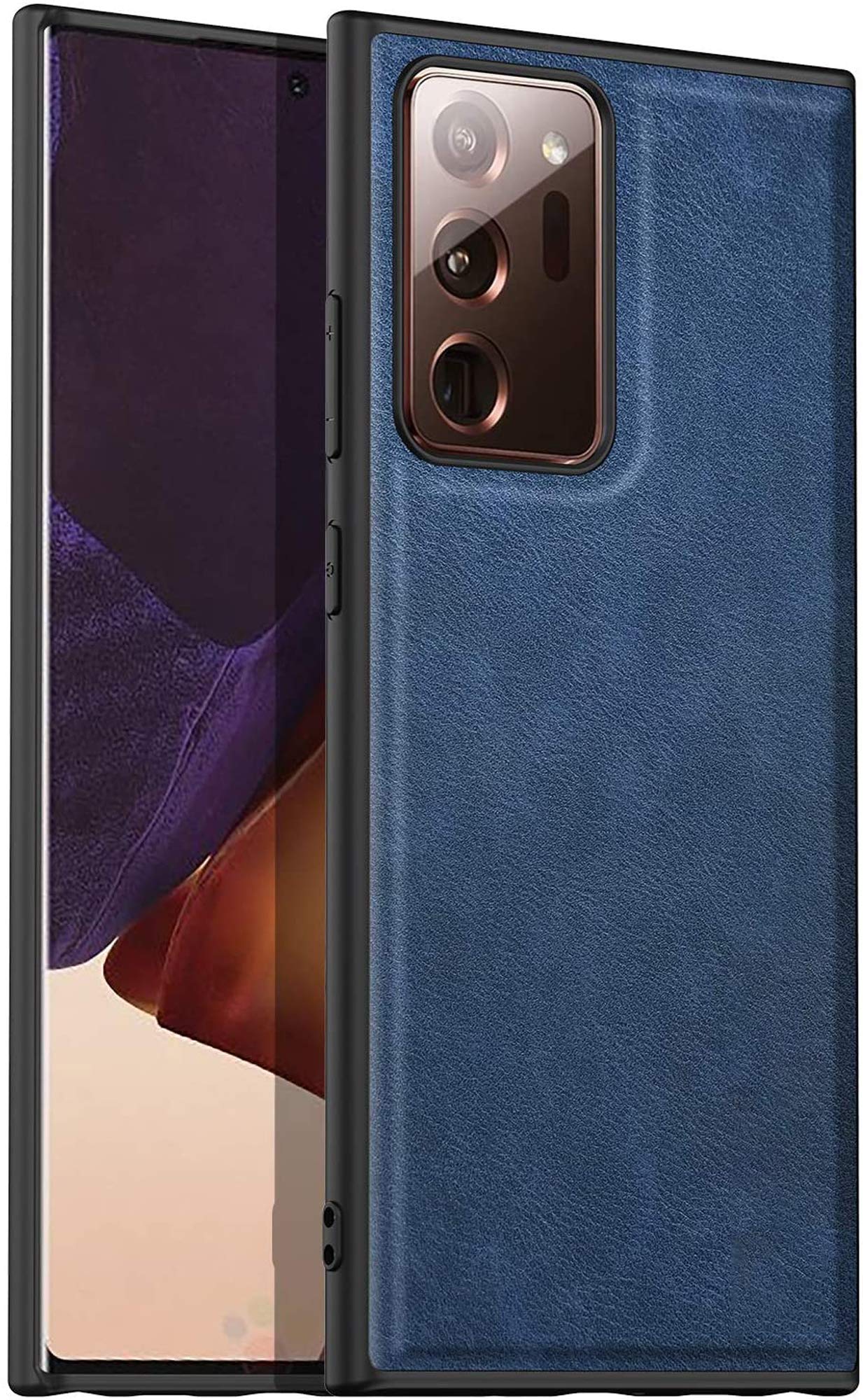 Kapa Tux Back Case for Samsun Galaxy Note 20 Ultra, Ultra Slim Leather Case with Soft Edge Shockproof Back Cover, Black (B08SC1KP8R) Amazon Price History, Amazon Price Tracker