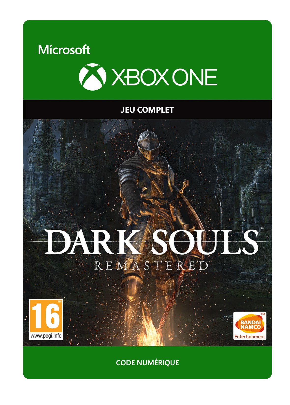 Dark Souls HD Remaster Xbox One Code jeu à télécharger version numérique