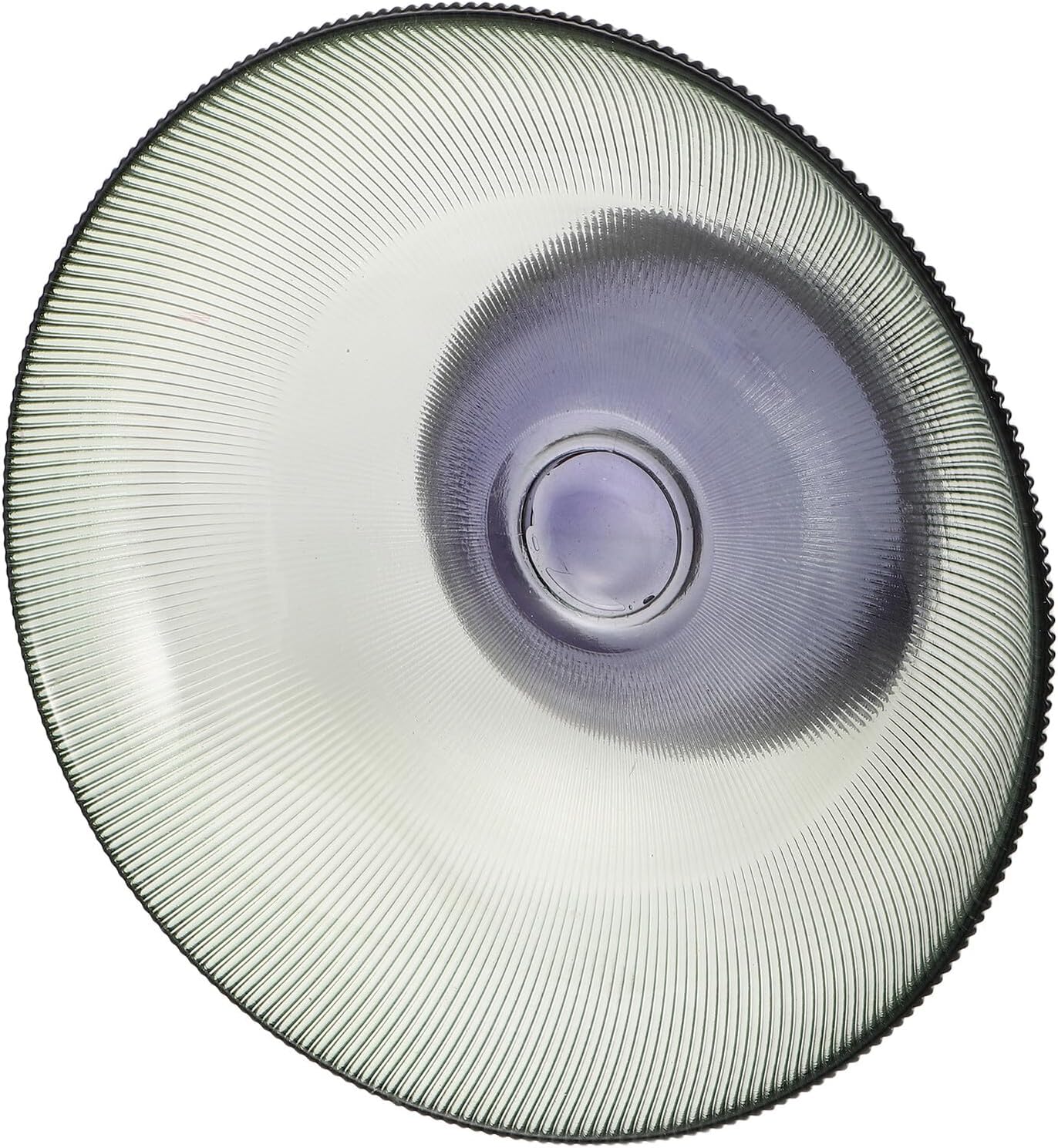 Ciieeo Glass Fruit Platter with Brass Gold Detailing, round Footed Glass Fruit Bowl and Candy Dish for Living Room Table, Small Circular Serving Tray for Desserts and Holiday Entertaining