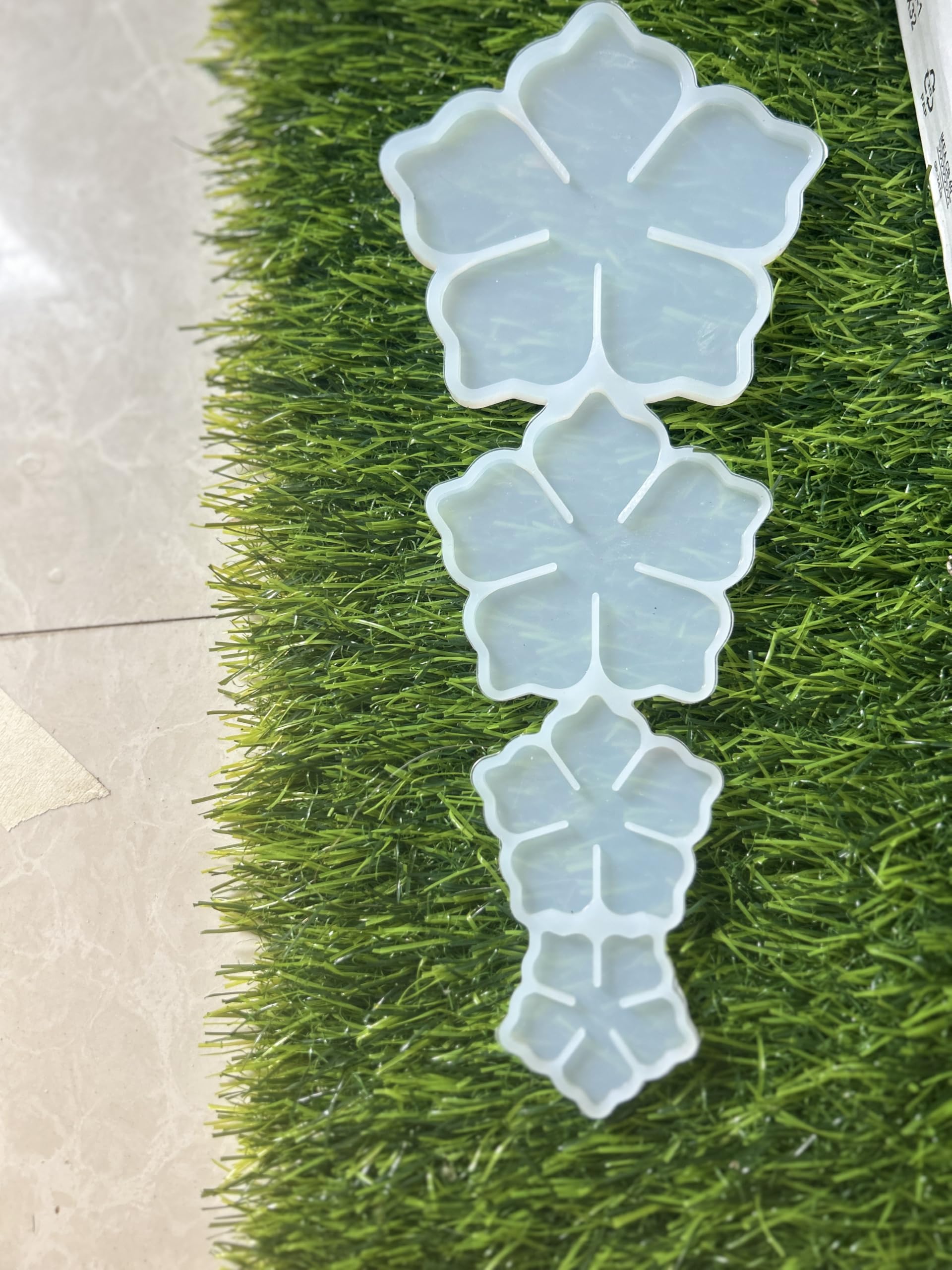 4 in one Flower Silicone Mould for Resin Art | Used for Casting car hangings, House Entrance Decor, shubh labh & More-image-34