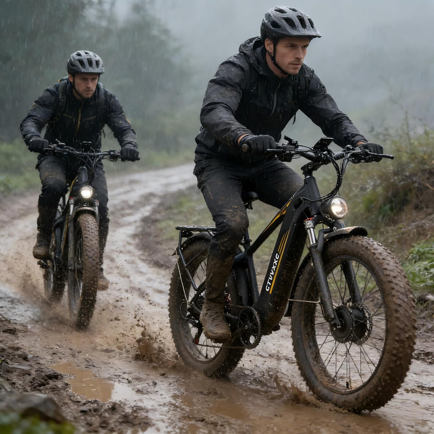 Dual Motor Ebike for Adults Men 50 MPH - 8000W Peak Fast Electric Bike,52V 26Ah 95 Miles Long Range E Bike,26" Fat Tire Lockable Suspension Electric Bicycle for Snow Off-Road Commuter Mountain E-Bike