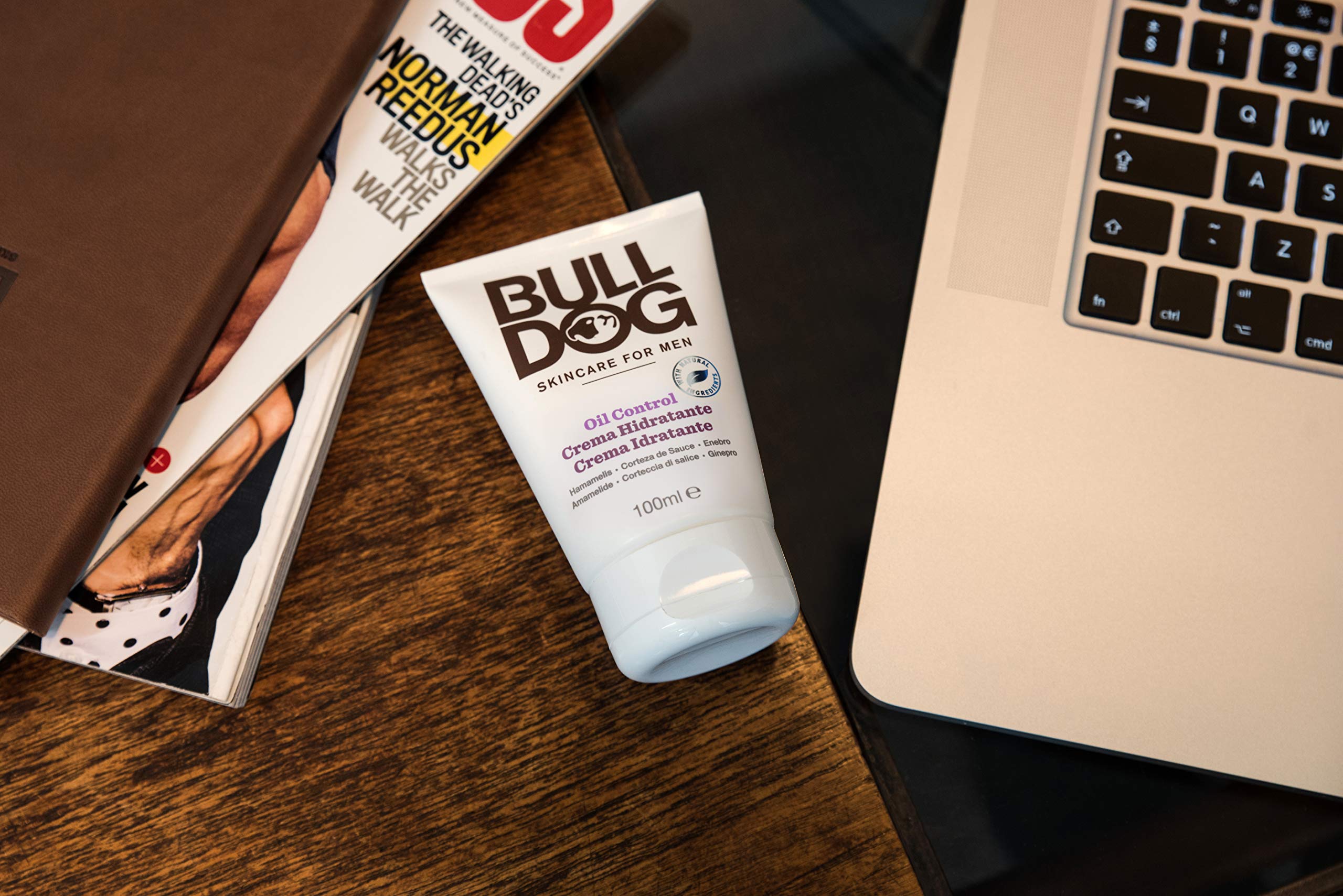 BULLDOG Confezione da 3 creme idratanti anti-grasso per uomo, 3 x 100 ml