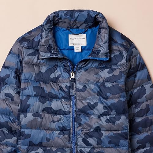 Miniatura 37 de Yaxa Essentials Chaqueta acolchada ligera y resistente al agua para niños y niños pequeños Verde Oliva,Camuflaje azul.,Amarillo