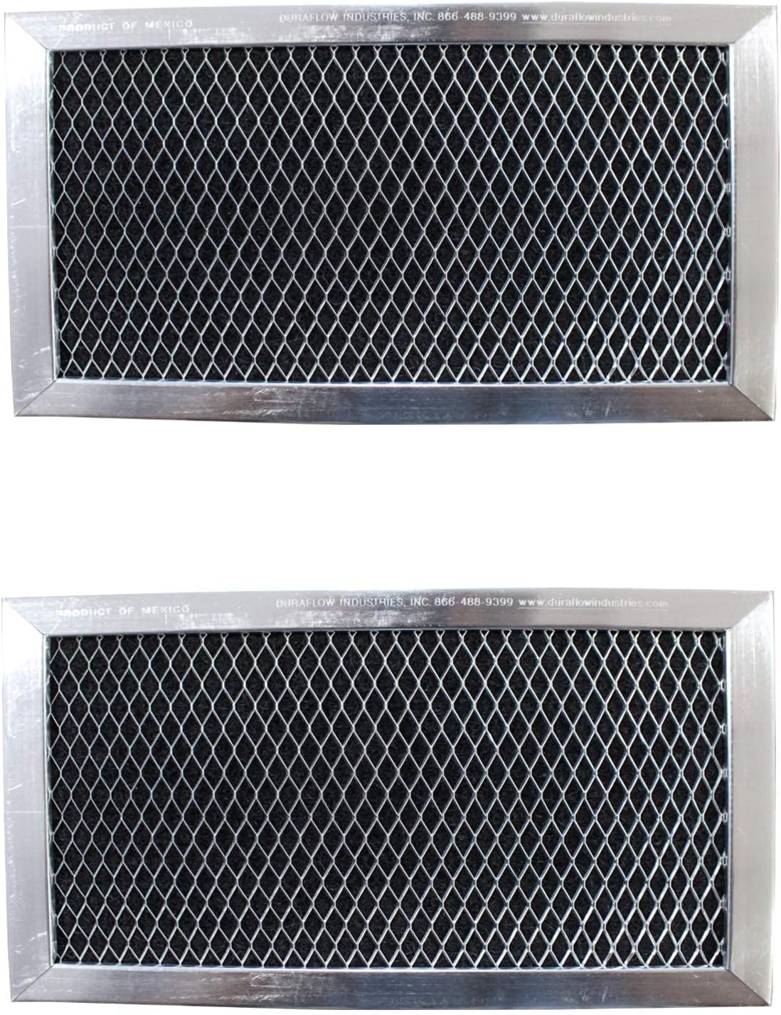 Replacement Carbon Filters compatible with GE: WB02X10956, JX81H, WB02X11544, Samsung: DE63-00367D, DE63-30016D Frigidaire: 5304453397 (2-Pack)