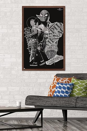 Miniatura 8 de Trends International Marvel Spider-Man No Way Home - Póster de pared desenmascarado 14725 x 22375 pulgadas paquete de póster y montaje prémium