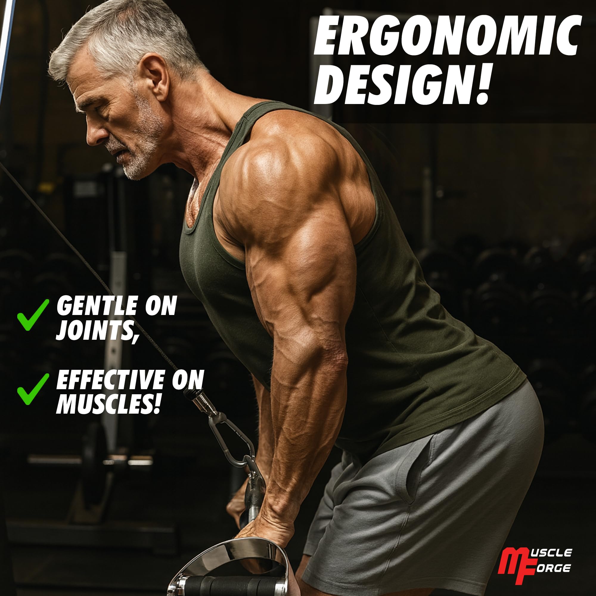 Accessoires Machine à Câble – Barre V 70 Cm, Barre Droite 50 Cm, Poignée Double D, Poignée D Rotative, Corde Triceps 120 Cm Extra-Longue – Dos Biceps Triceps Épaules, Maison & Salle