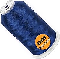 Vista 40 de New brothread - Bobina única de 5000 m de hilo de poliéster para máquina de bordar 40WT para máquinas comerciales y domésticas - Marigold