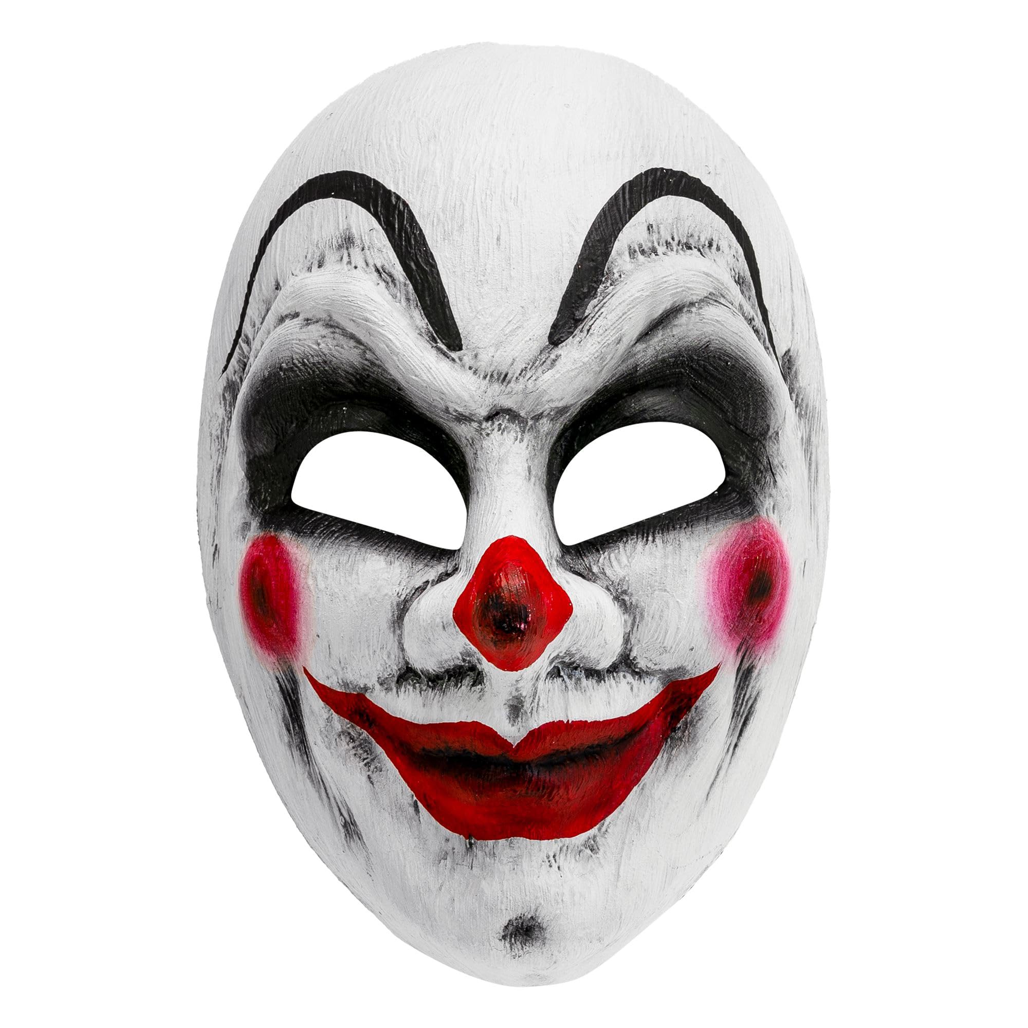 W WIDMANN MILANO Party Fashion - Mask Doll Face Horror Clown Plastic Porcelain Doll Scary Halloween Costume