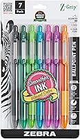 Vista 7 de Bolígrafo Zebra Z-Grip, retráctil, punta media de 1.0 mm, colores de moda variados, suministros escolares, suministros para maestros y suministros