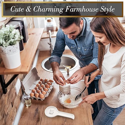 Miniatura 6 de Soporte de cuchara de cerámica para estufa, soporte de cuchara de granja para mostrador, soporte para cuchara de café, soporte para cucharón,