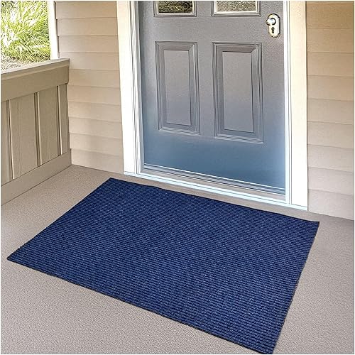 Miniatura 5 de Tapete de entrada antideslizante para todo tipo de clima, para interiores y exteriores, para oficina, negocios, edificio, hogar, garaje, puerta