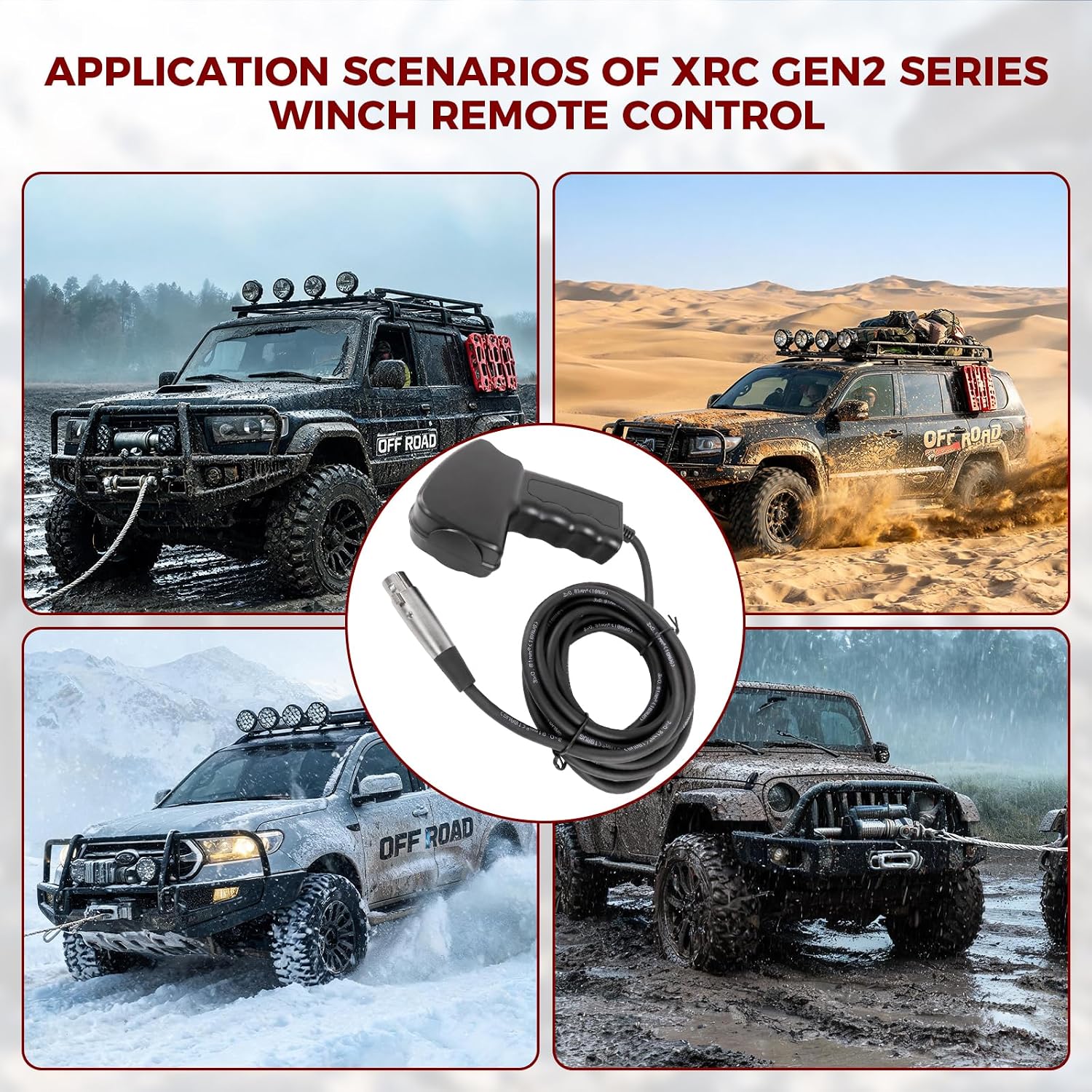 SB97495-50 Winch Remote Control Compatible with Smittybilt XRC Gen2