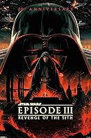 Trends International Star Wars Revenge of the Sith 20th Anniversary Poster - 34x22.4 Inch Unframed Wall Art, High-Res Gloss Print