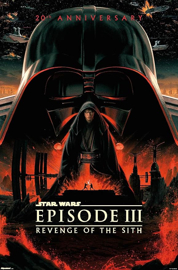 YouTube Launches Crackdown on AI Trailers 7 81fITLGsHbL. AC SY879 Star Wars: Revenge Of The Sith - 20th Anniversary Wall Poster, 34L x 22.4W, Unframed Version