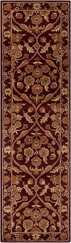 Miniatura 118 de SAFAVIEH Antiquity Collection AT51C - Alfombra de pasillo de lana tradicional oriental prémium hecha a mano, 2 pies 3 pulgadas x 8 pies