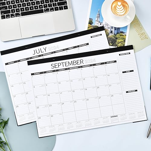 Miniatura 5 de Calendario de escritorio 2024 - enero 2024 - diciembre 2024, 12 blocs mensuales de escritoriocalendario de pared 2024, calendario de escritorio 2 en