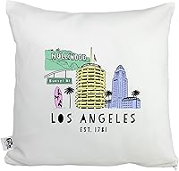 Vista 7 de Moonlight Makers, Downtown Atlanta, Decorative Pillow Case, 100% Cotton Canvas Pillowcase, Farmhouse Decor, Gift for Home, Original Design