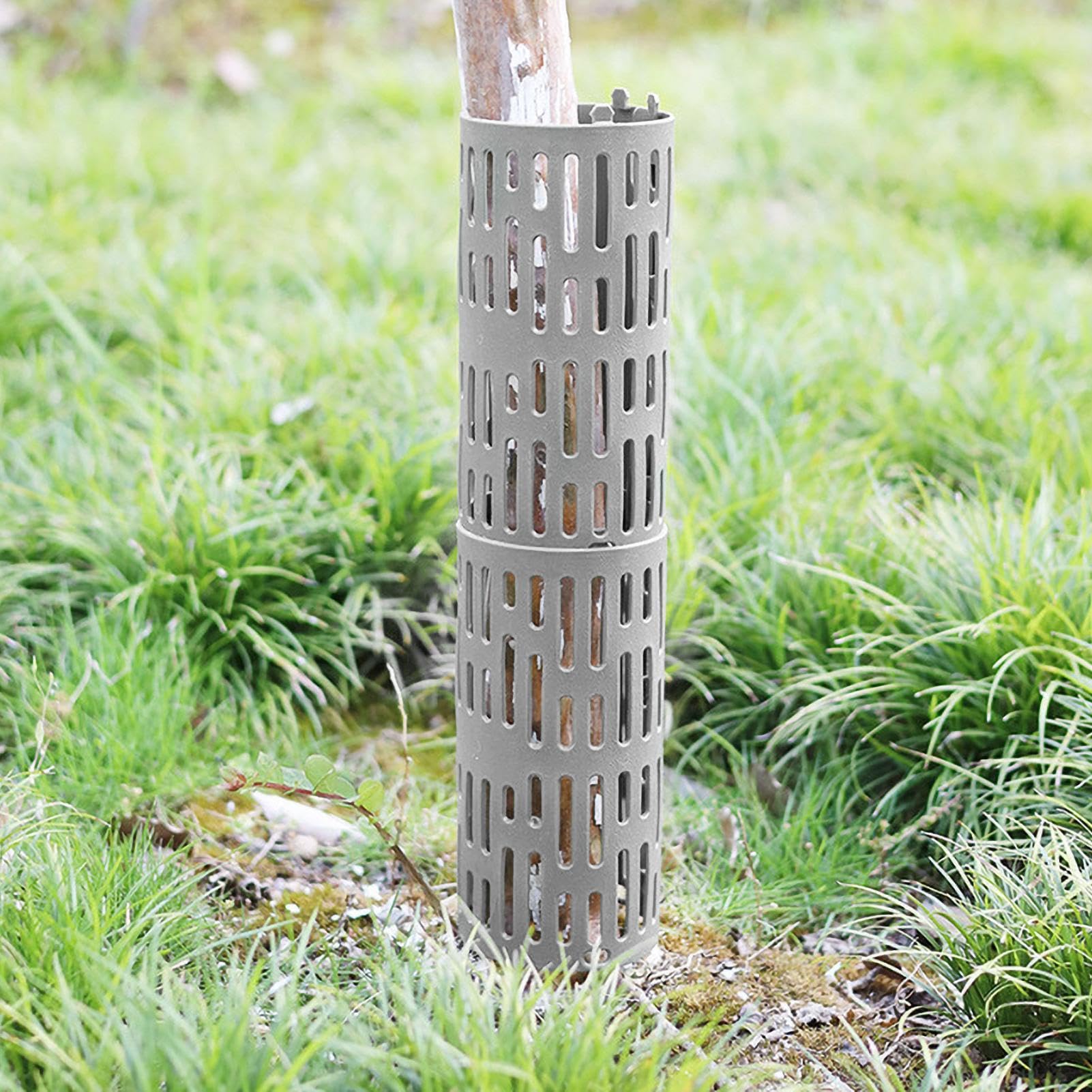 Protector de Tronco de árbol, Protector de árbol Joven, Protector de Corteza de árbol expandible, con 50 Bridas de Cremallera para árboles jóvenes